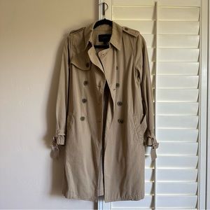 J Crew Beige Trench Coat with Belt
